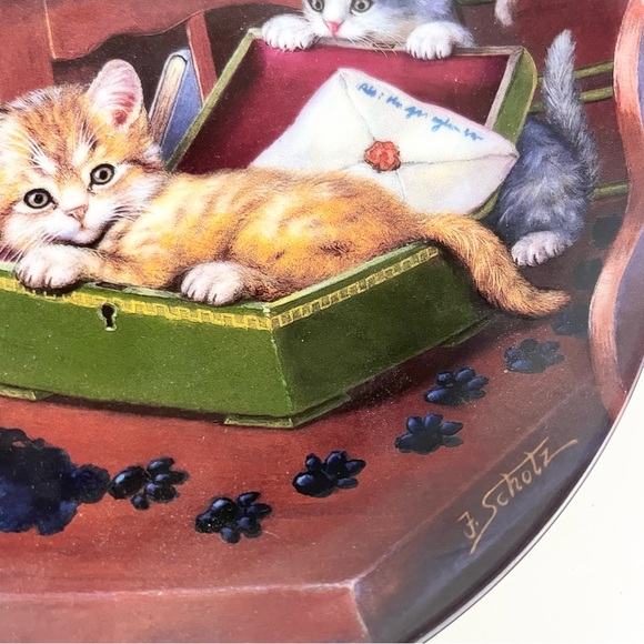 Vintage “Study Break ” Litter Rascals Collectors Plate - Picture 4 of 7